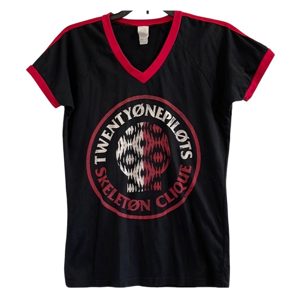 Hot Topic Twenty One Pilots Skeleton Clique band T-Shirt Tee Small TOP